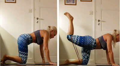 mooie billen en benen trainen met de glute curl